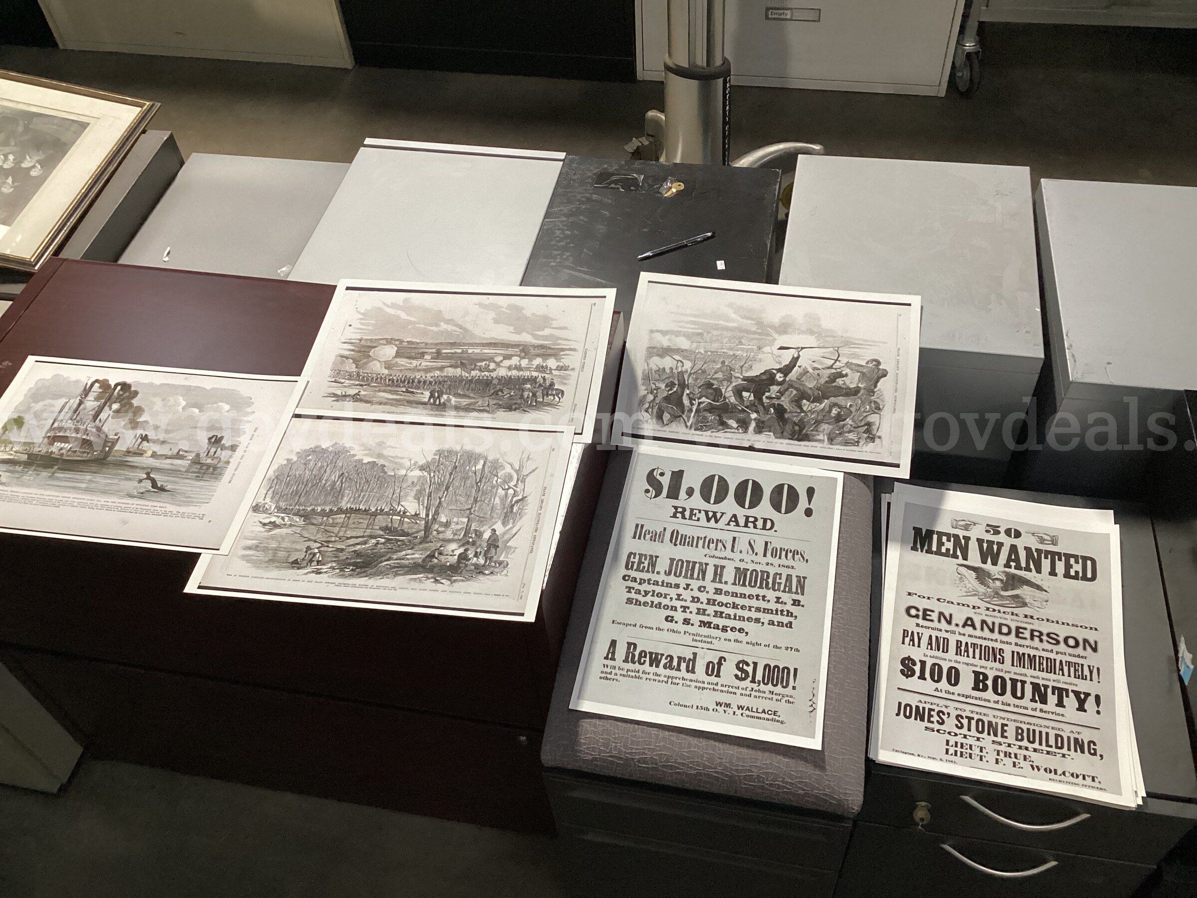 22 - Reprints From Harpers Weekly Regarding The Civil War in Kentucky.