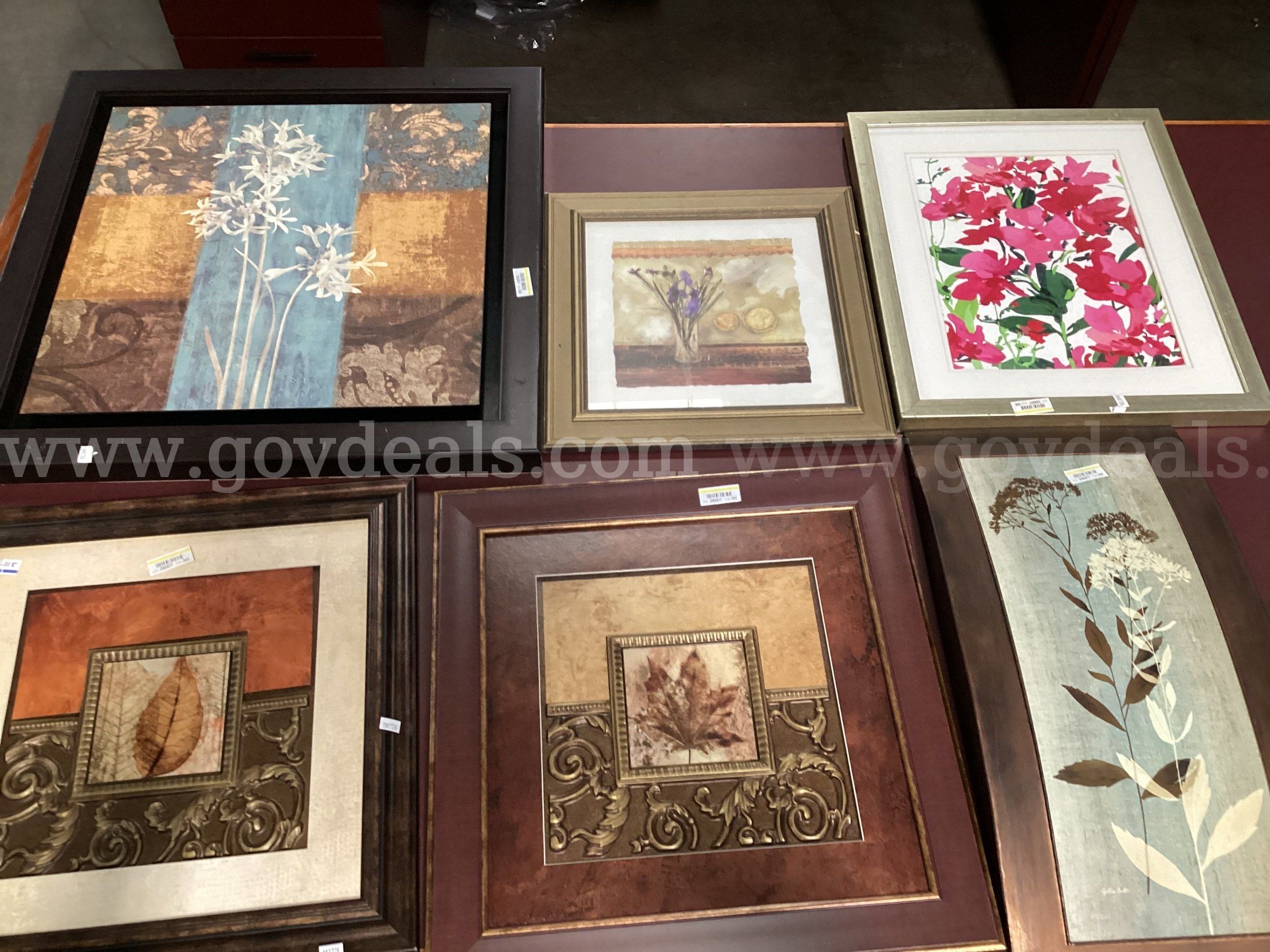 6 - Floral Wall Art(Various Sizes)