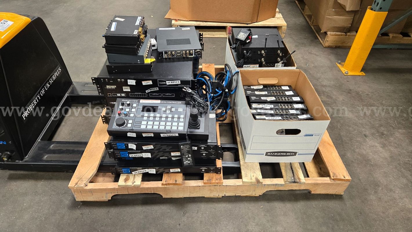 Partial Pallet of Audio/Video Equipment