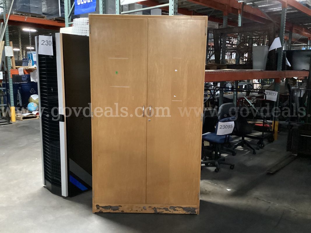 2 - Door Wooden Cabinet.