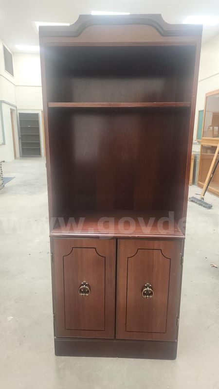 Dark wood Curio Cabinet