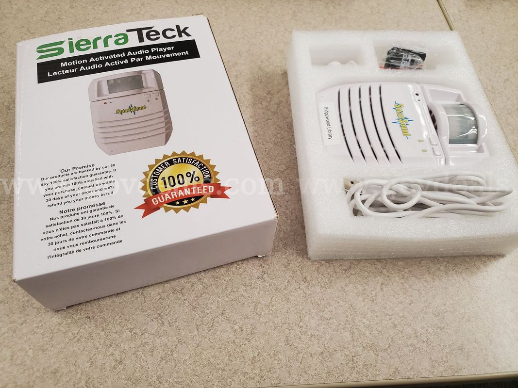 SierraTeck Motion Activated Audio Player
