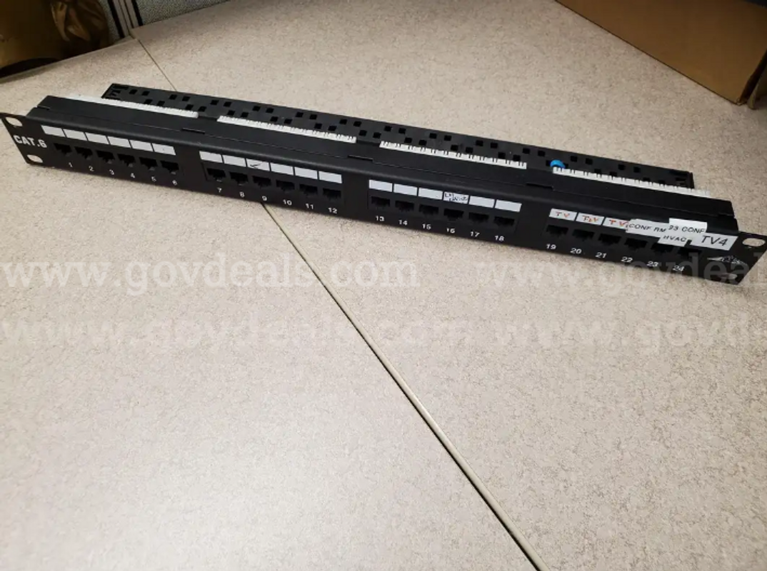 24-Port CAT6 Unshielded Patch Panel