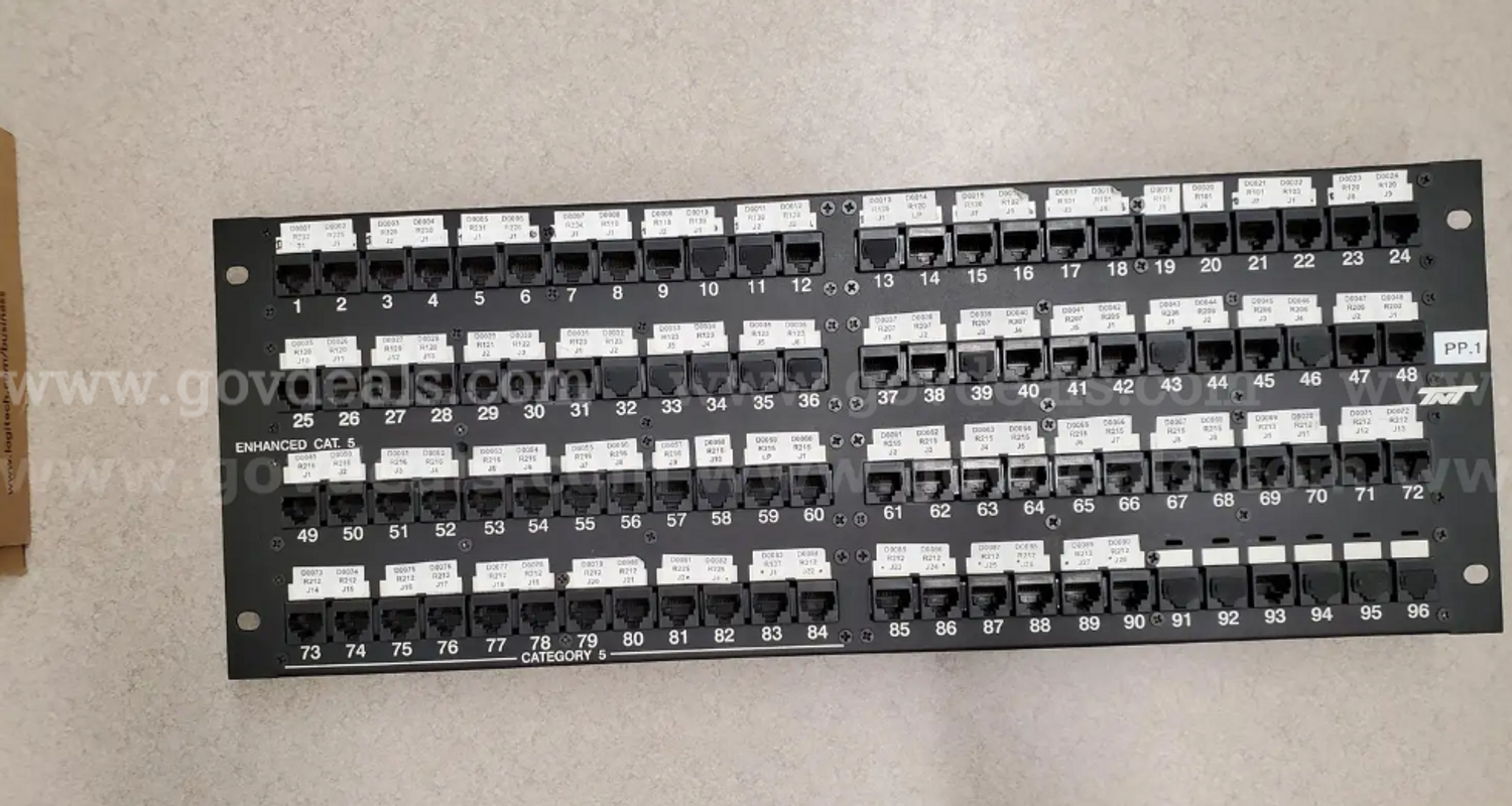 96-Port CAT5e Unshielded Patch Panel