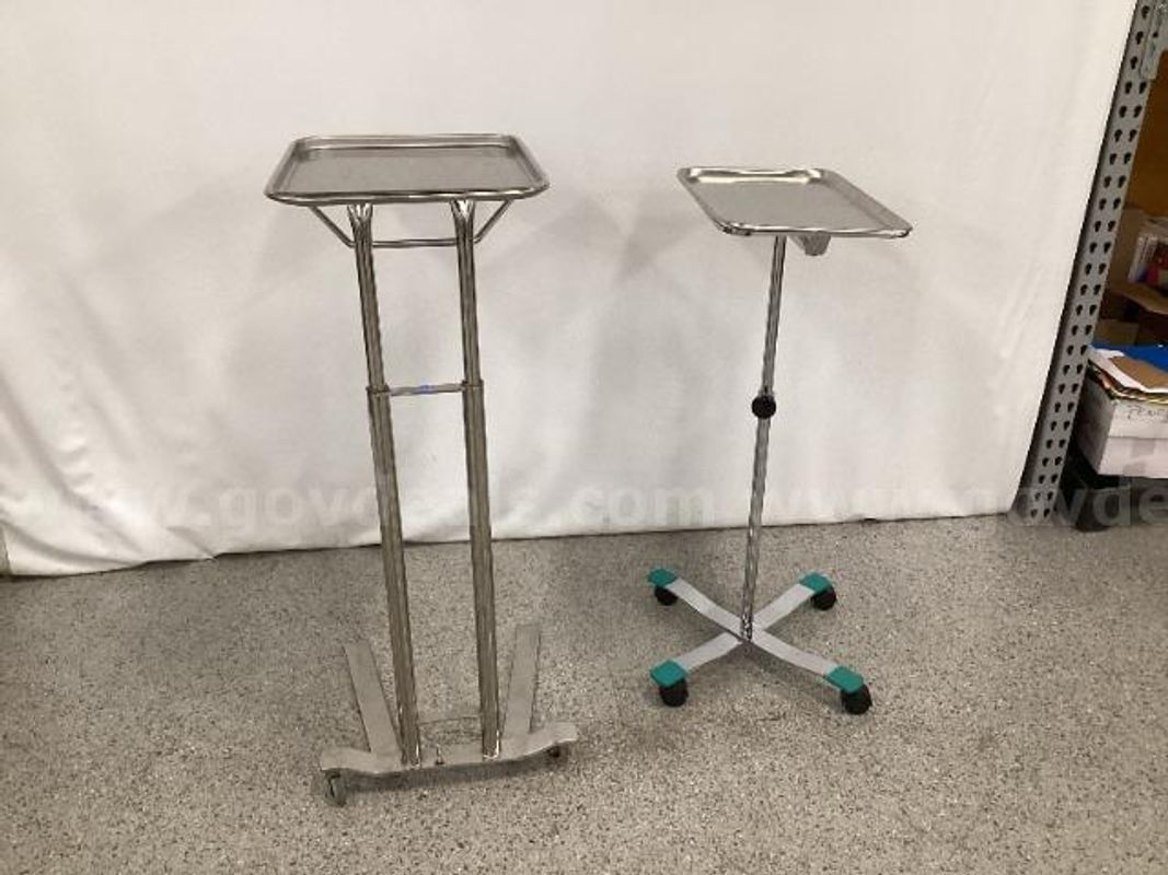 Two Medical Mayo Stands