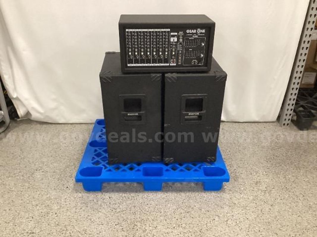 Kustom Speakers and Gear One PA2400 Package