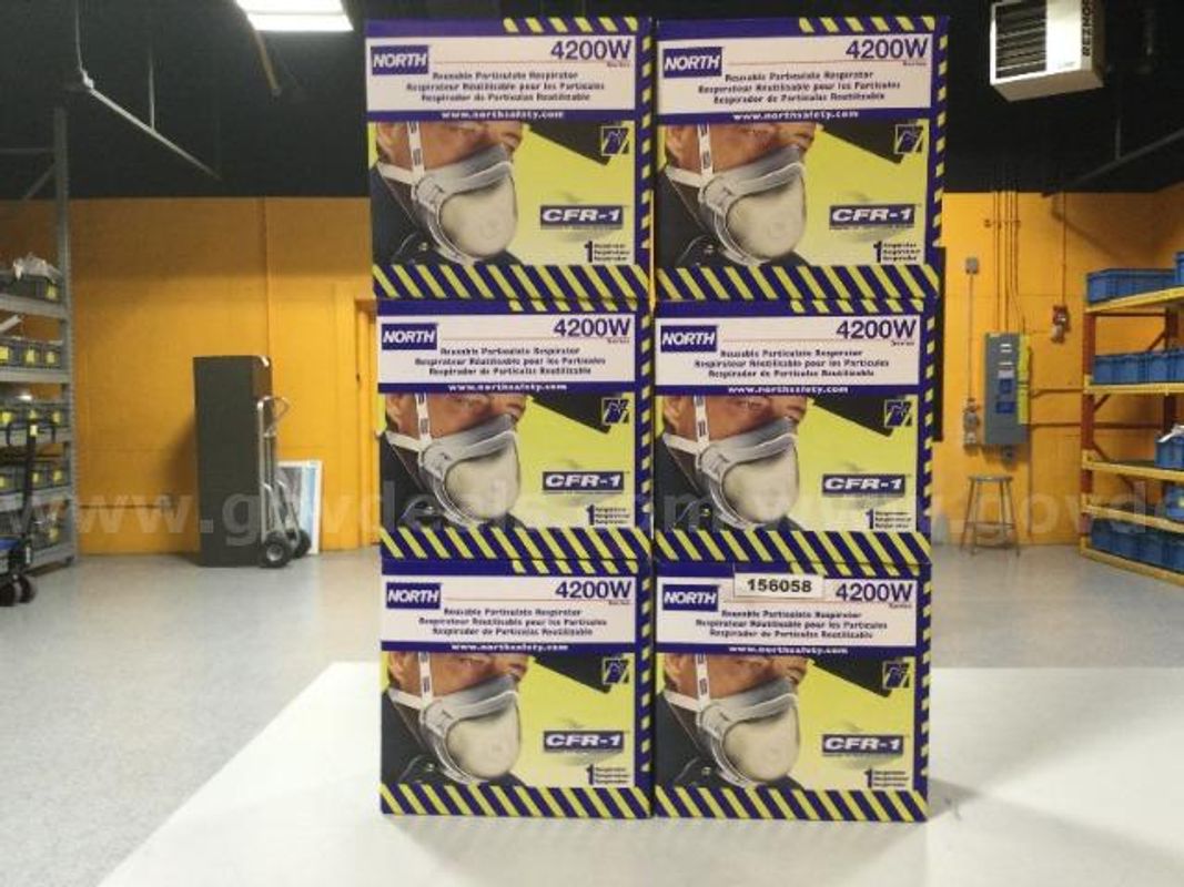 6 North 4200LW Series Reusable Particulate Respirators