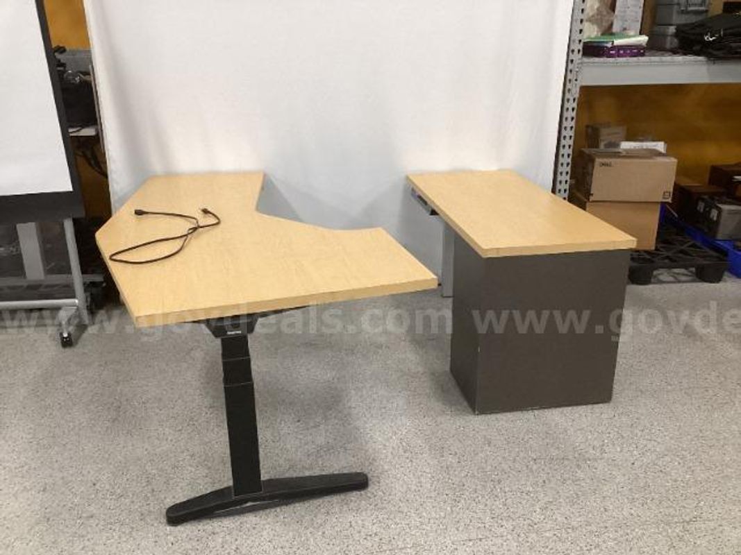 Two Steelcase Desks