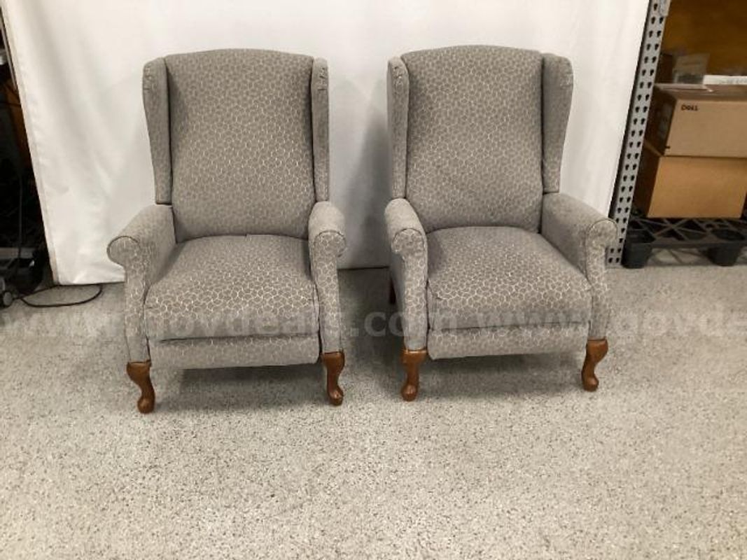Two Kimberly High Leg Reclining Chairs