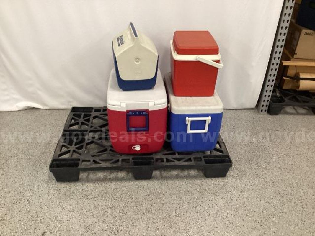 Lot of 4 Coolers