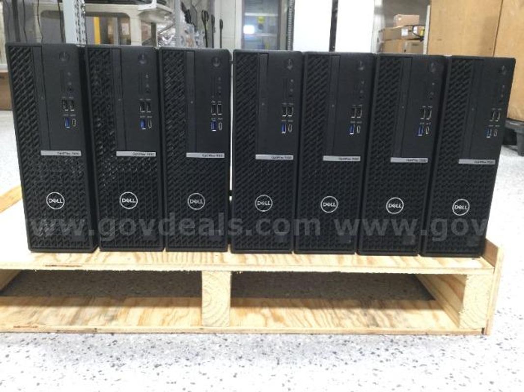 Lot of 7 Dell OptiPlex 7090 SFF i7-10700 @ 2.90 GHz 8-Core Computers