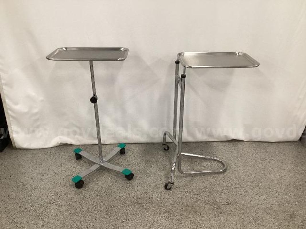 Two Medical Mayo Stands