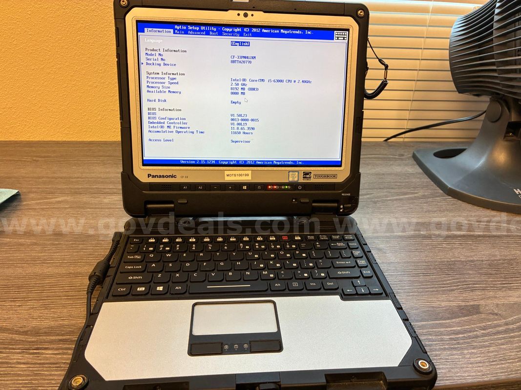 Panasonic Toughbook Model Cf-33