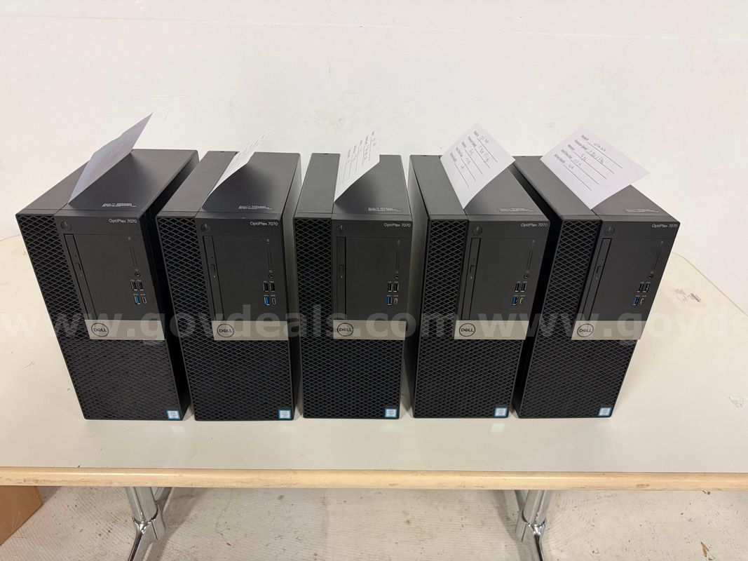 Lot of 5 Dell Optiplex 7070