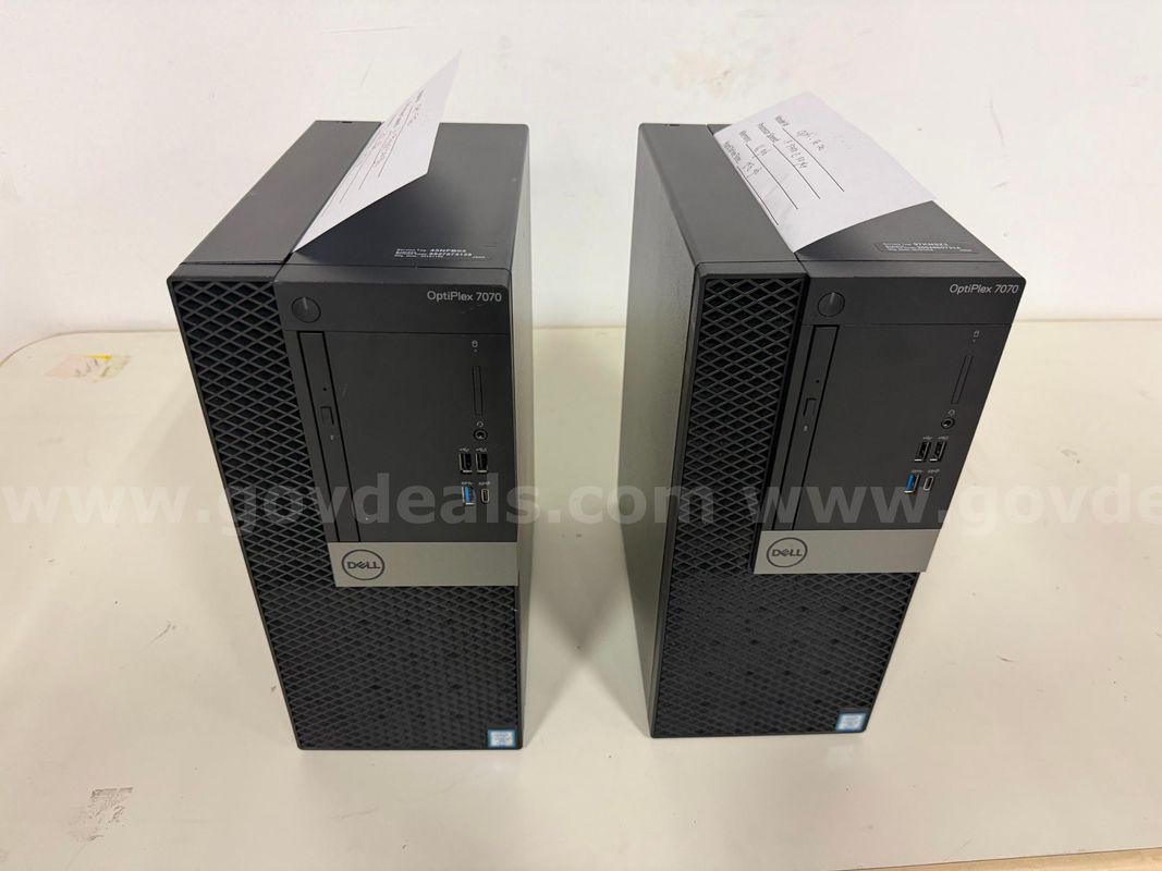 Lot of 2 Dell Optiplex 7070