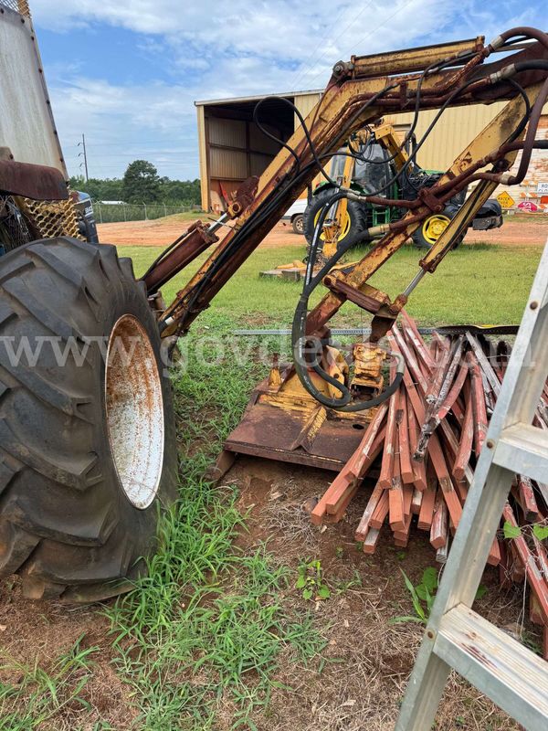 Ford 6640 with Side arm mower