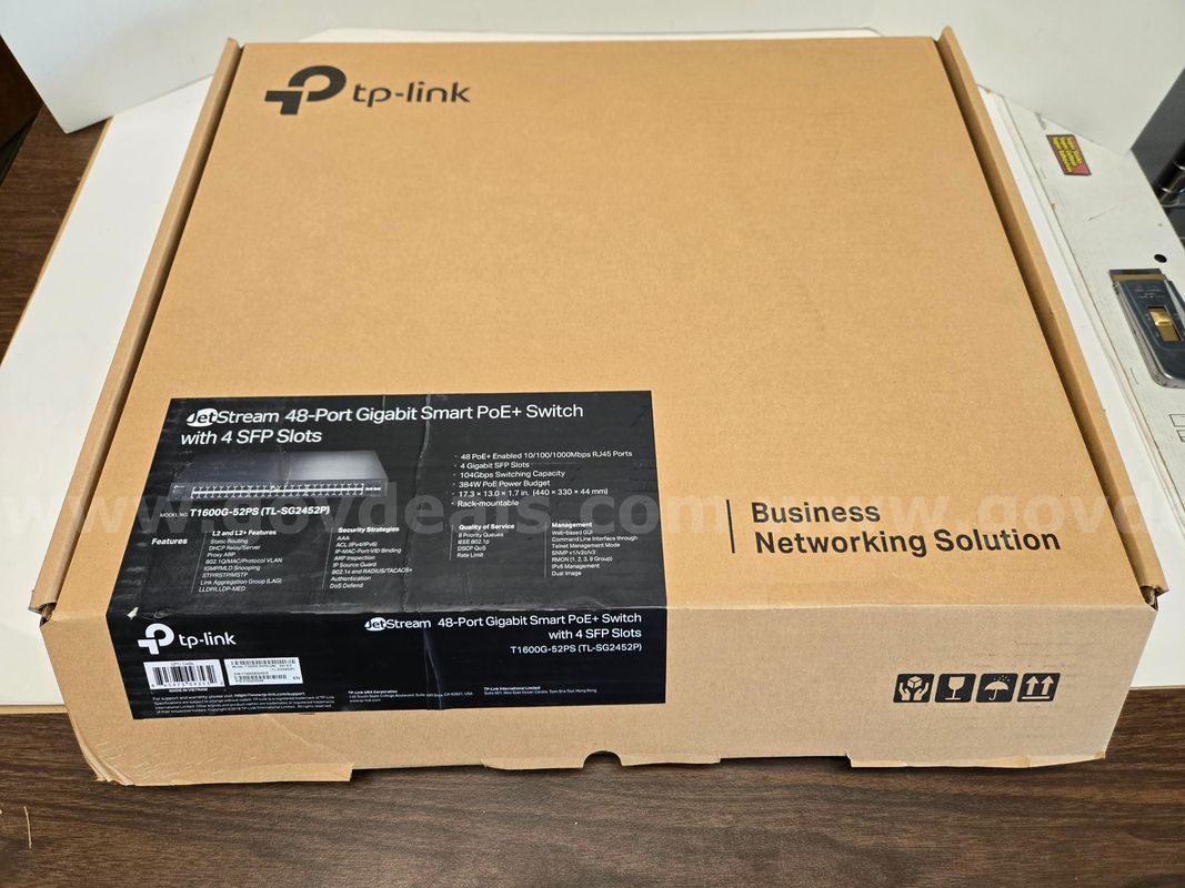 JetStream 48-Port Gigabit Smart PoE+ Switch (Anchorage, AK)