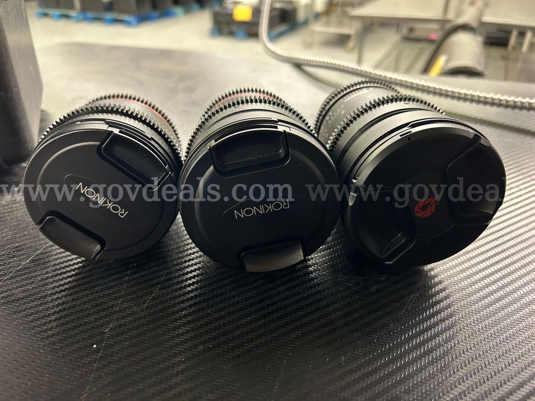 Rokinon Camera Lens in pelican case