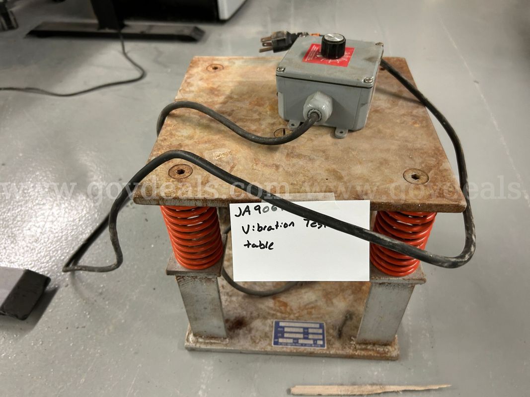 vibration test plate