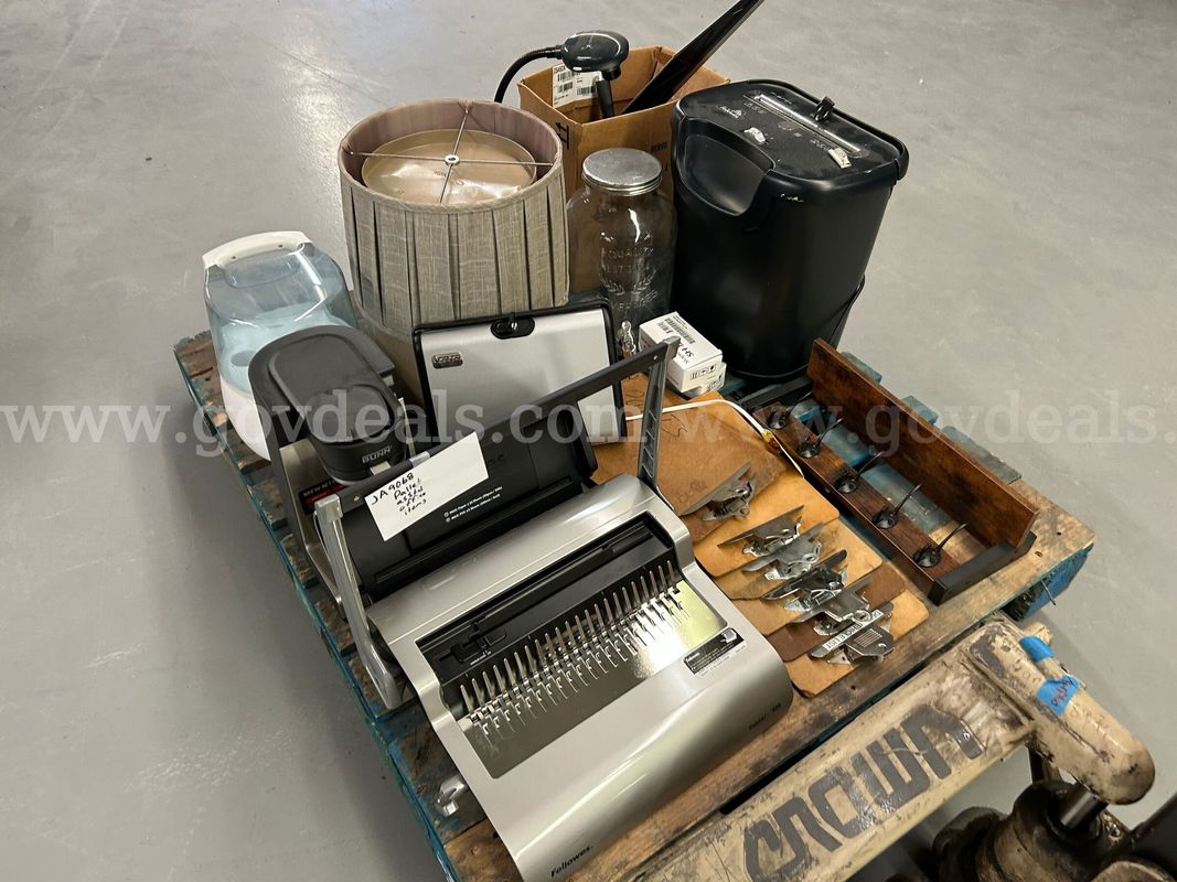 Pallet of Assorted Office Supplies & Other Items