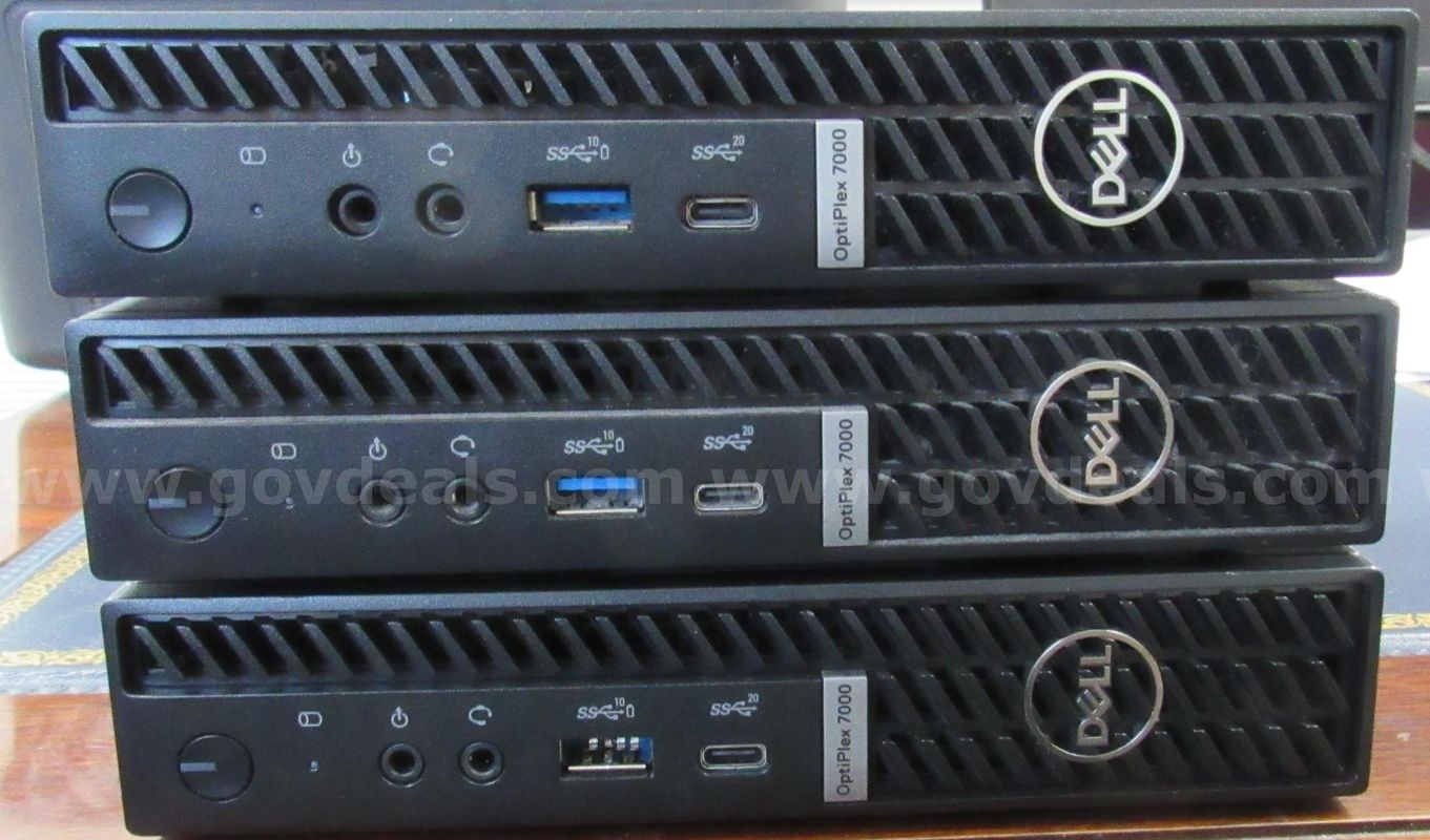 Lot of 3 OptiPlex 7000 U3466 - S20