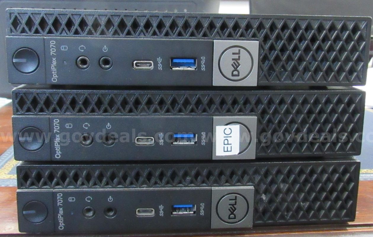 Lot of 3 OptiPlex 7070 U3467 - S21