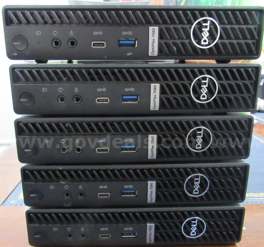 LOT OF 5 OPTIPLEX 7080 i5 16GB U3496 - S14
