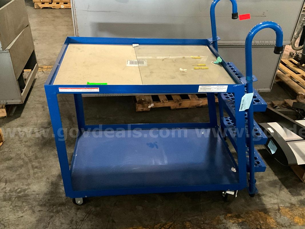 Industrial Cart, Blue
