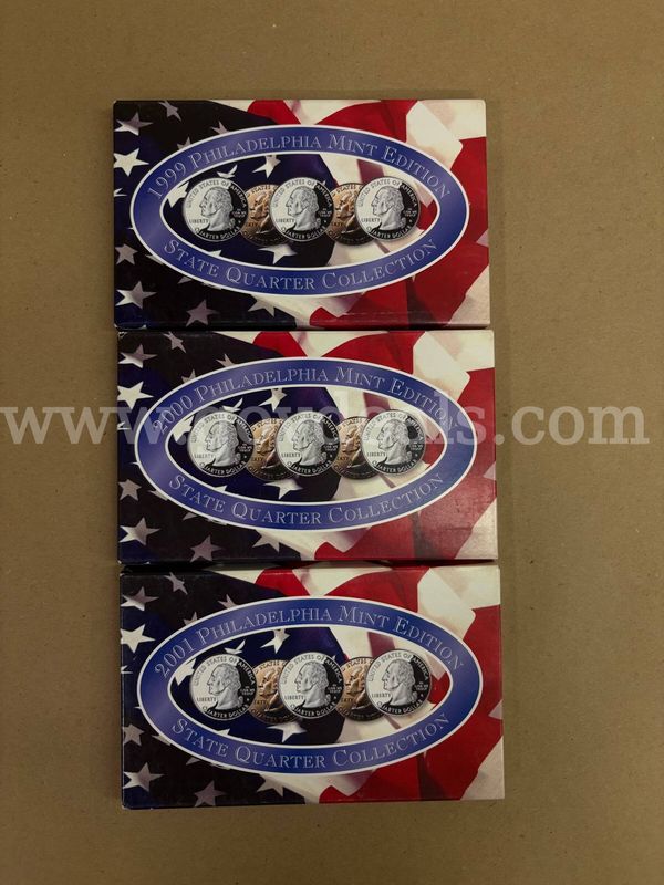 1999-2001 Philadelphia Mint State Quarter Collection