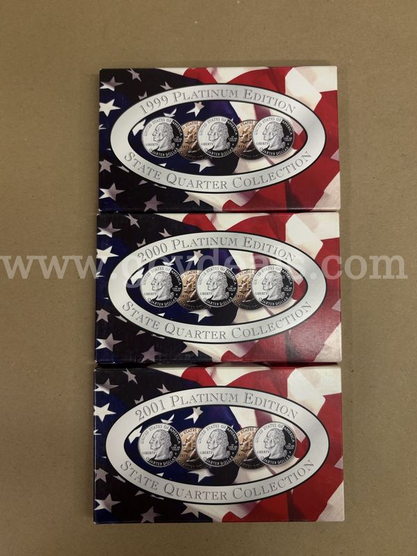 1999-2001 Platinum Edition State Quarter Collection