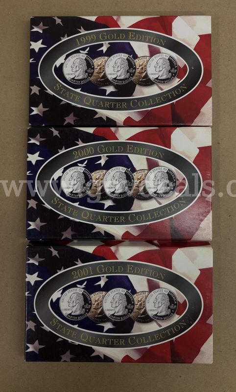1999-2001 Gold Edition State Quarter Collection