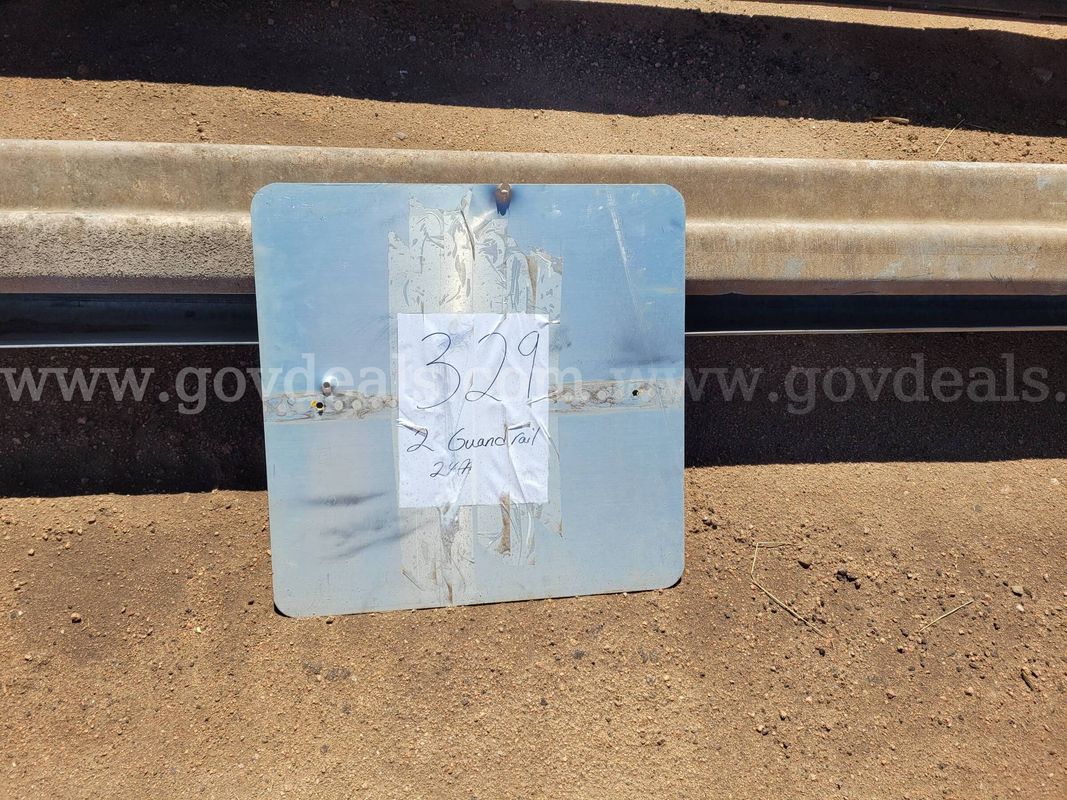 Lot of 2 Steel Guard Rails – Approximately 20 Feet Long Each