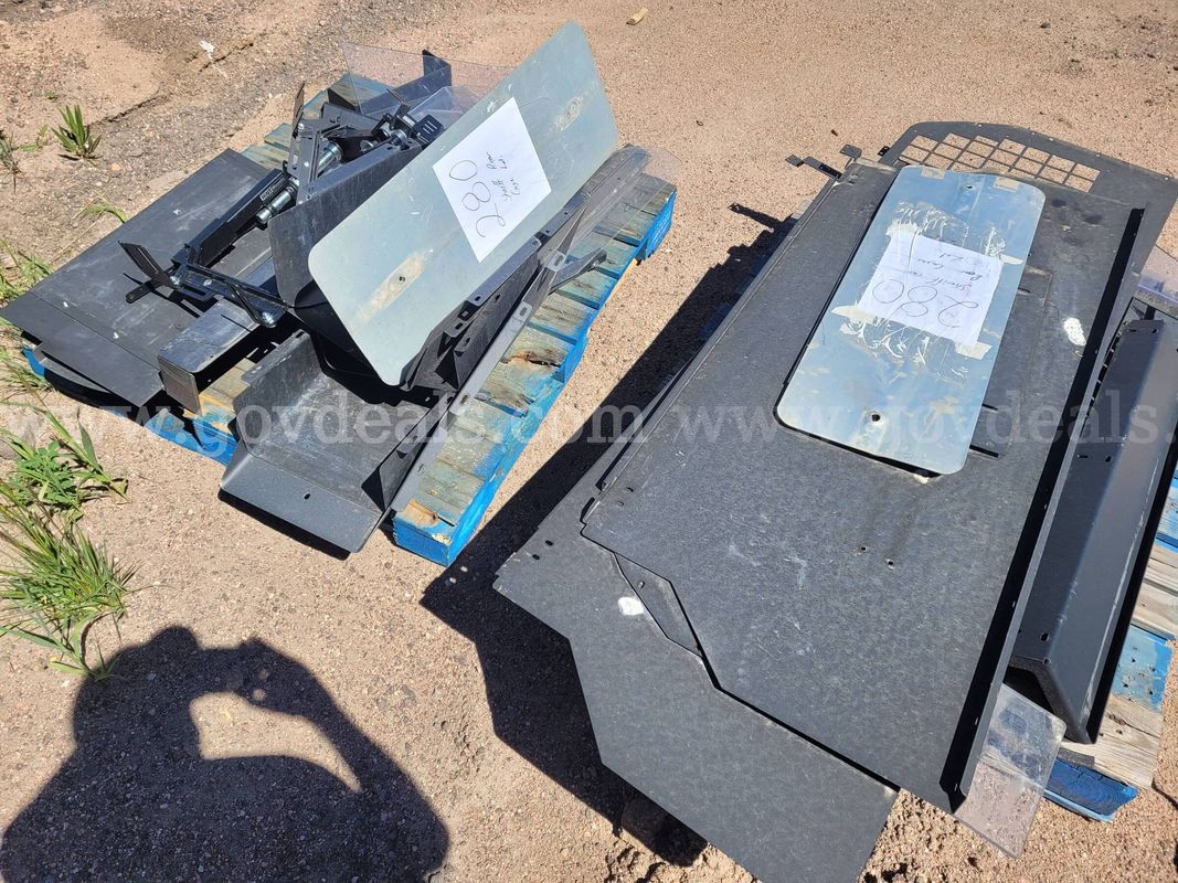 Setina Police Vehicle Rear Prisoner Partition Assemblies & Equipment for 2 Vehicles