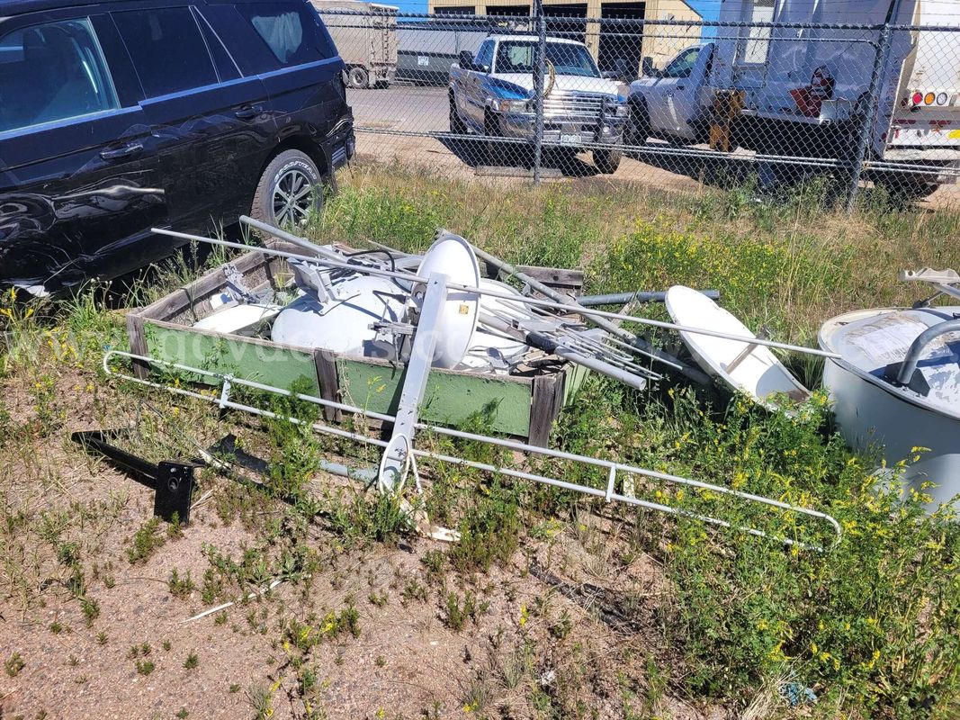 Lot of Satellite Dishes, Antennas, Mounts, and Miscellaneous Hardware