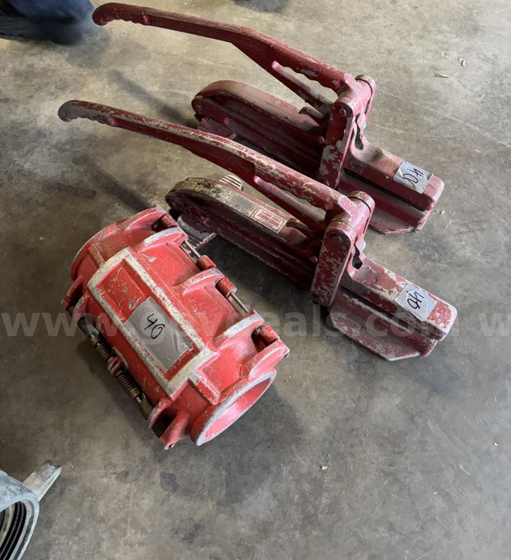 one used hose fitting and two used hose claps