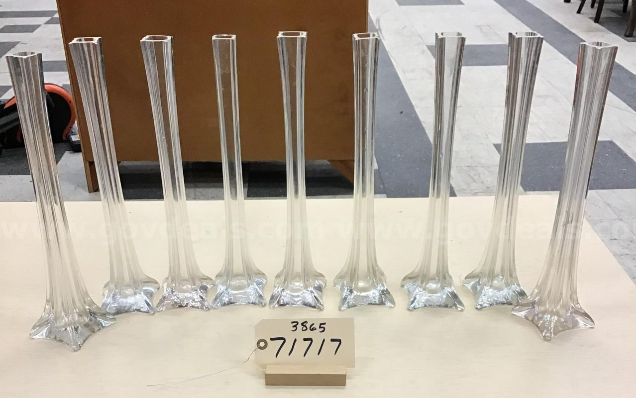 lot of 9 vases