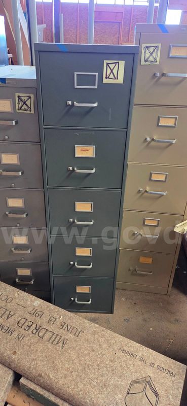 5 drawer filing cabinet