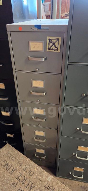 5 drawer filing cabinet