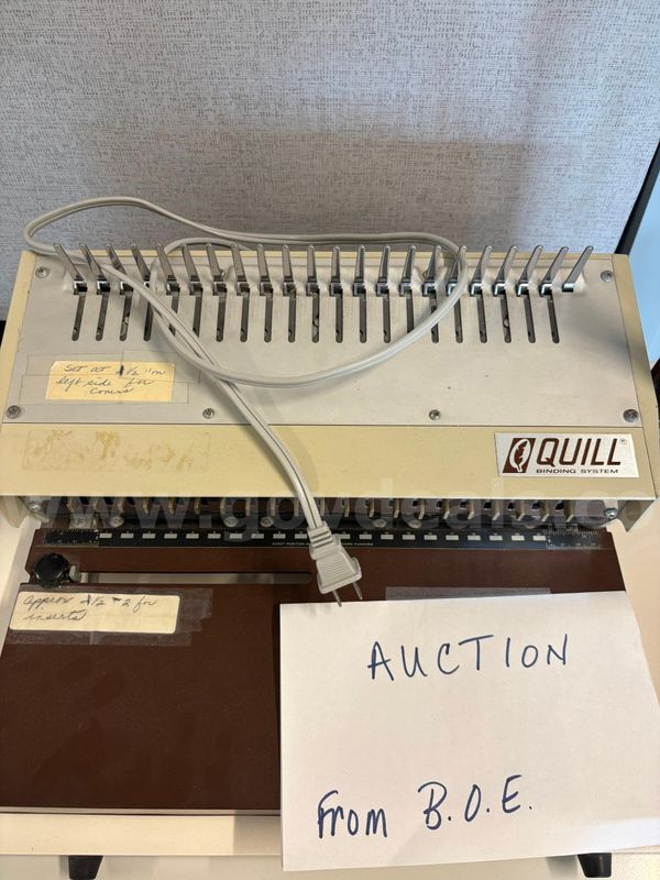 Quill Binding Machine
