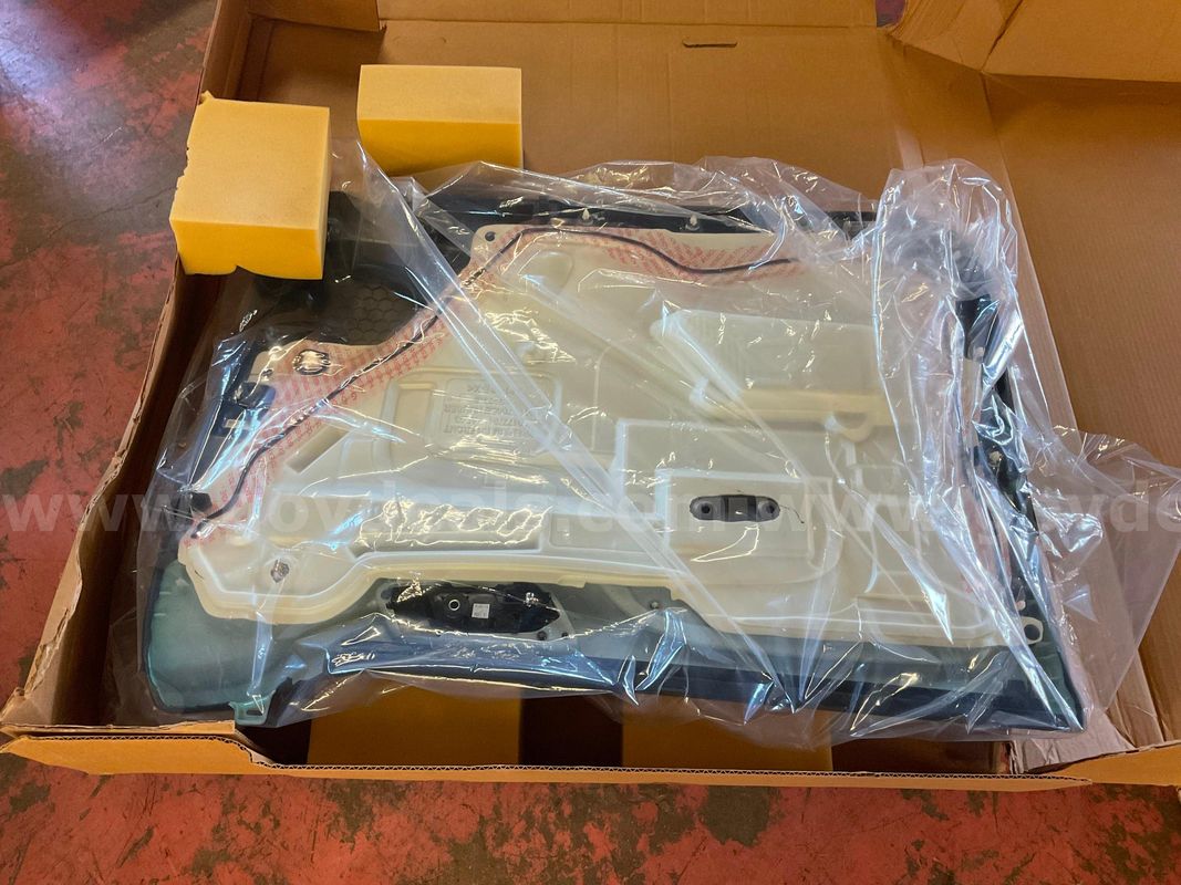 OEM GM Front Passenger Side Door Trim Panel Assembly in Ebony Black, Part #22818479 with Packaging, Untested