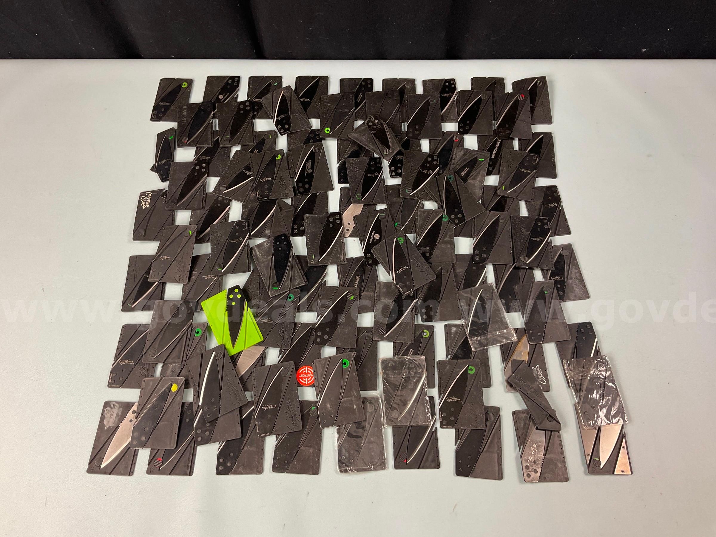 Lot of Misc. Card Style Folding Knives