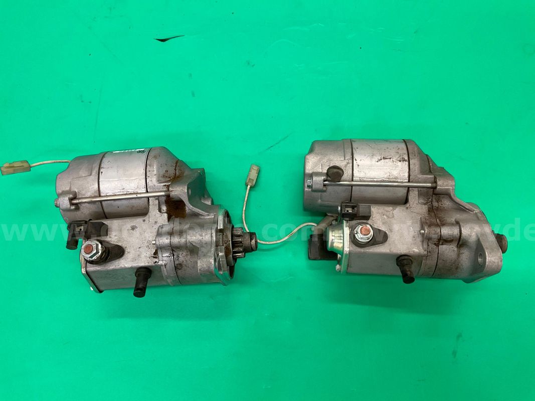 2 - Denso 12V Electric Start Motors, Part #228000-0981, Untested