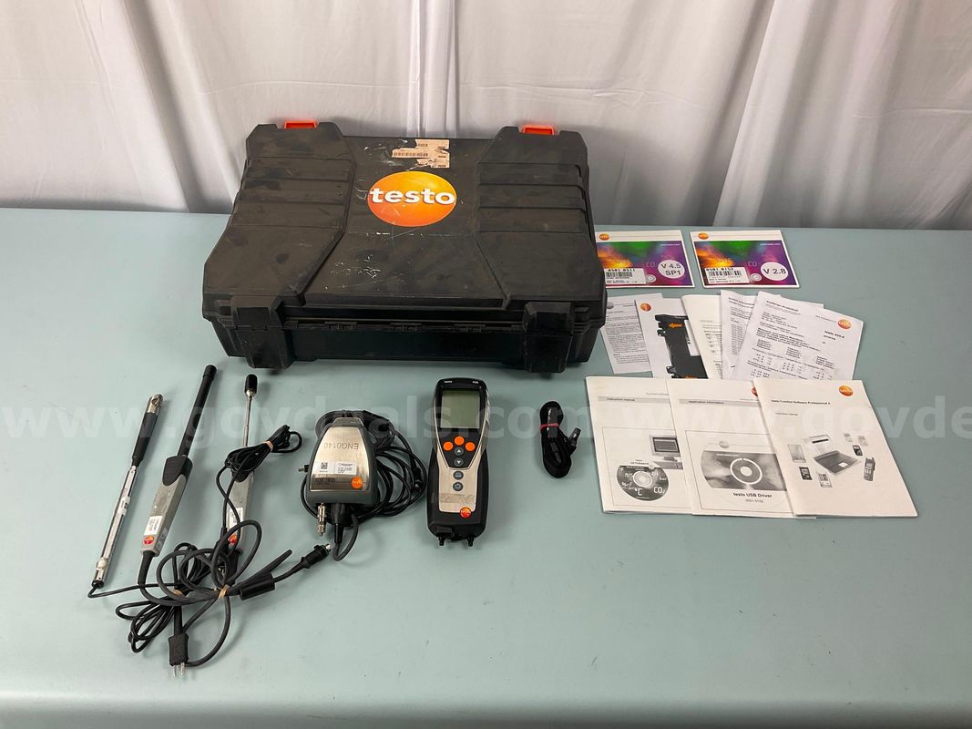 Testo 435 Multifunction HVAC & Indoor Air Quality Meter Kit with Carrying Case, Untested