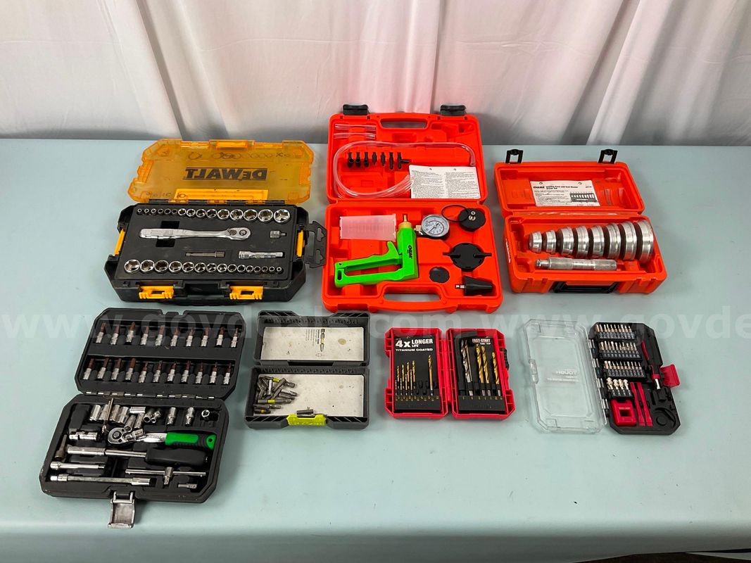 Lot of Incomplete Tool Kits with Cases