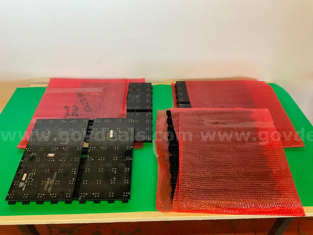 4 - Wanco Inc. LED Variable Message Sign Character Display Matrix Boards, Part #106272-0, Untested