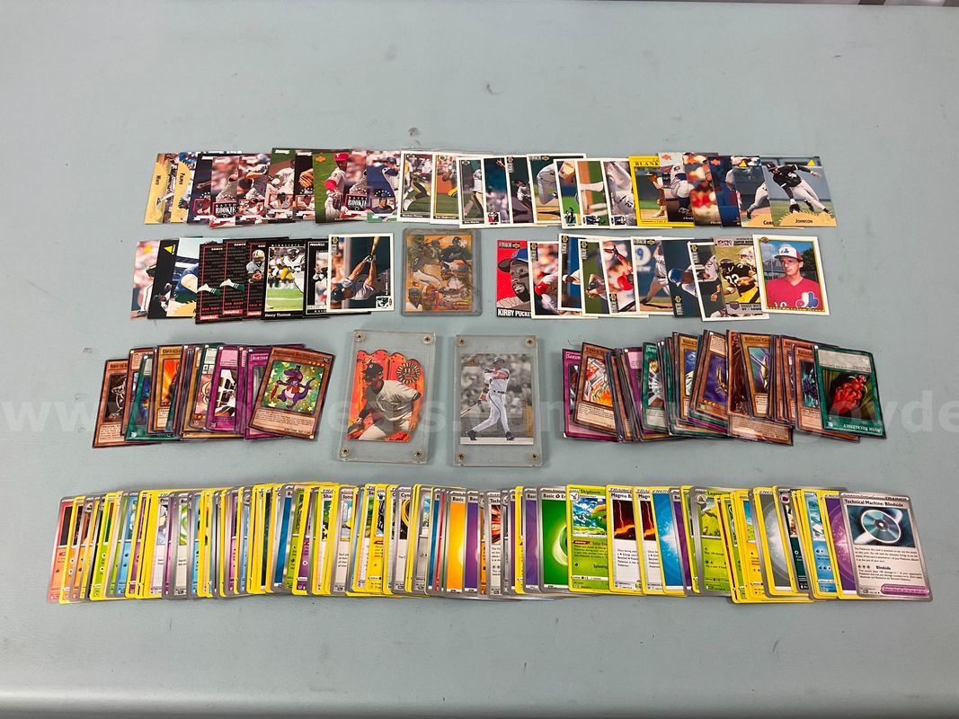 Lot of Misc. Collectible Cards, Includes Sports, Yu Gi Oh and Pokemon