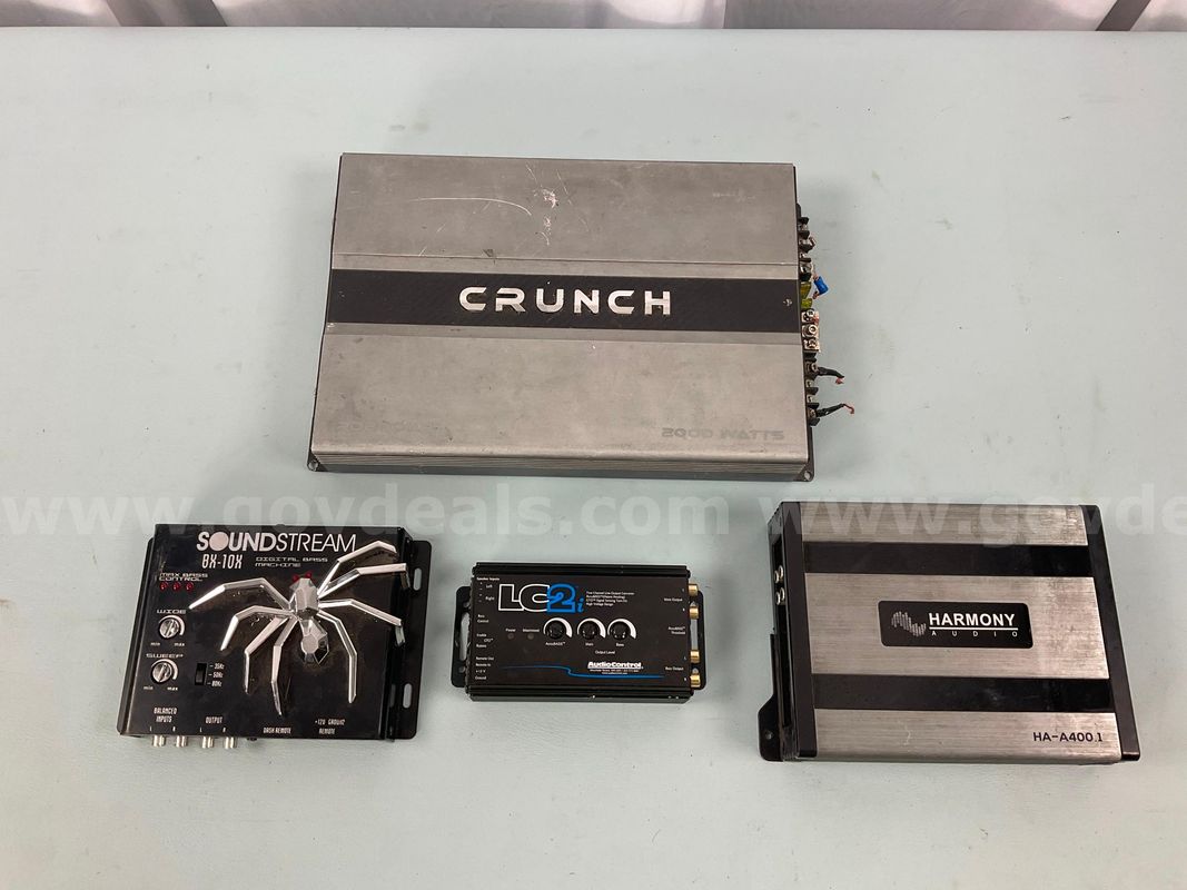 4 - Amplifiers, Digital Base Machines and Output Controllers, All Untested