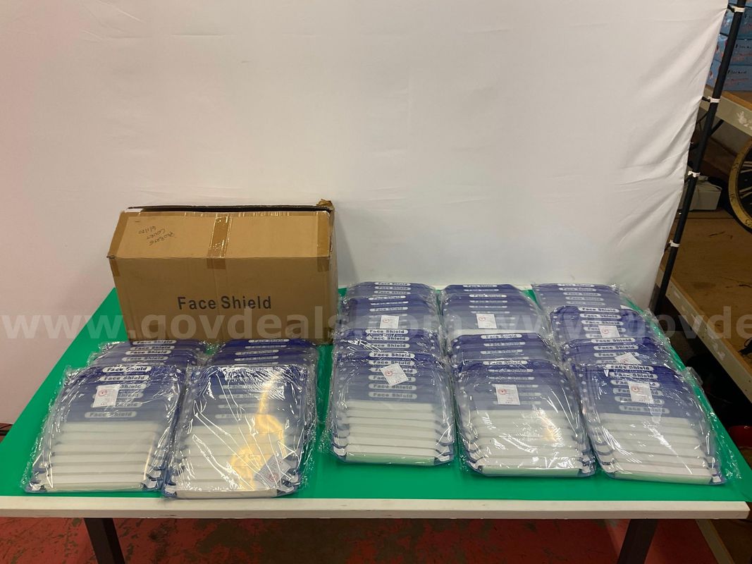Lot of Sealed Splash Protection Face Shields