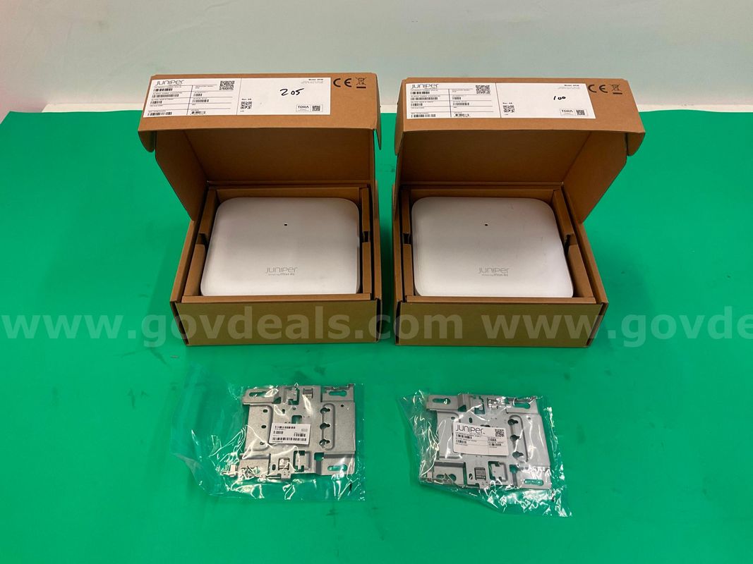 2 - Juniper Networks Mist Wireless Access Points Model AP45 with Mounting Brackets, All in Packaging, Untes