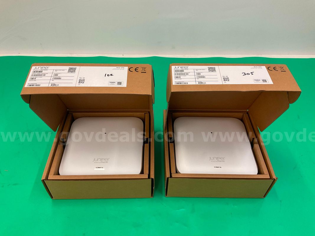 2 - Juniper Networks Mist Wireless Access Points, Model AP45 in Packaging, Untested